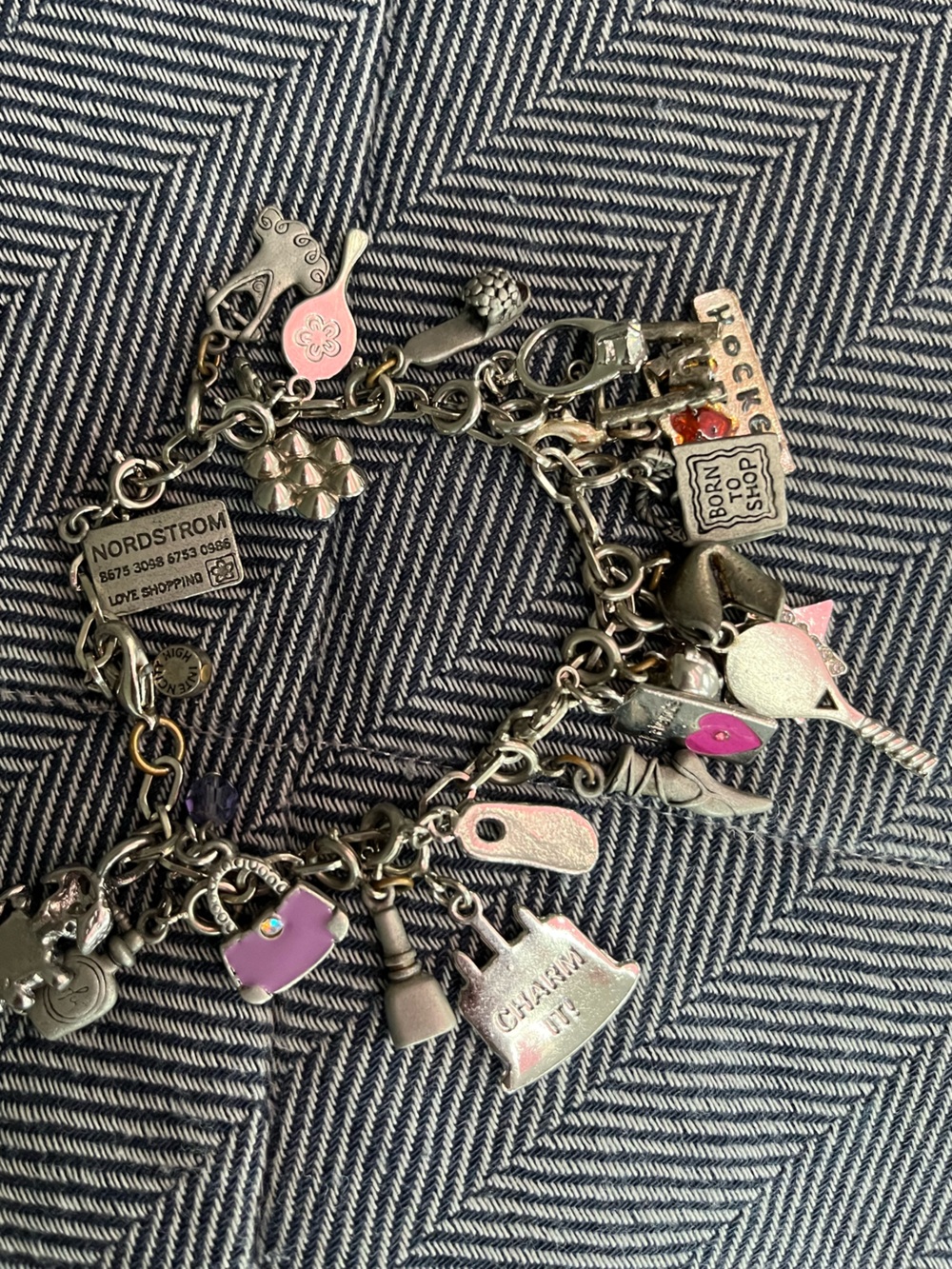 Charm It! Silver-Tone Charm Bracelet